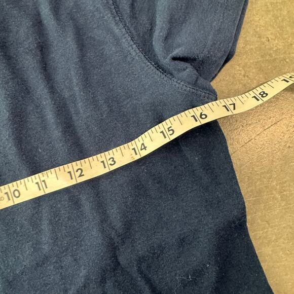 Vintage Y2K Nike Surf Funny Meme Flat As A Board Navy Graphic Tee Medium - Picture 4 of 5